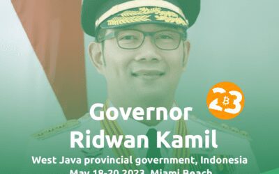 Governor Ridwan Kamil to Speak at Bitcoin 2023 in Miami